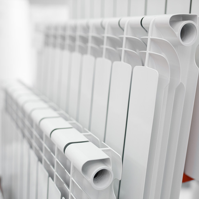 Rointe uses aluminium for radiators as it is the best material for heating