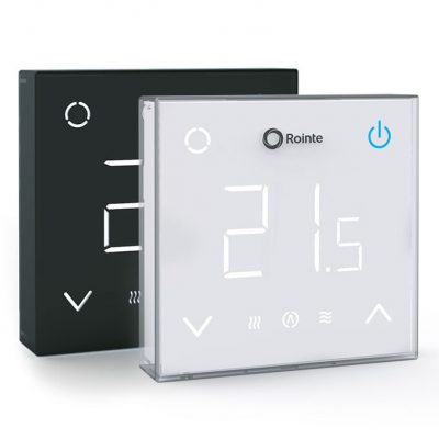 termostato inteligente CT.2 de Rointe en blanco o negro