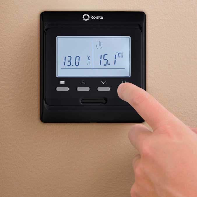 Rointe ST2 programmable thermostat for underfloor heating control